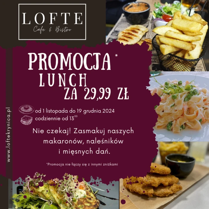 LUNCH za 29,99 zł