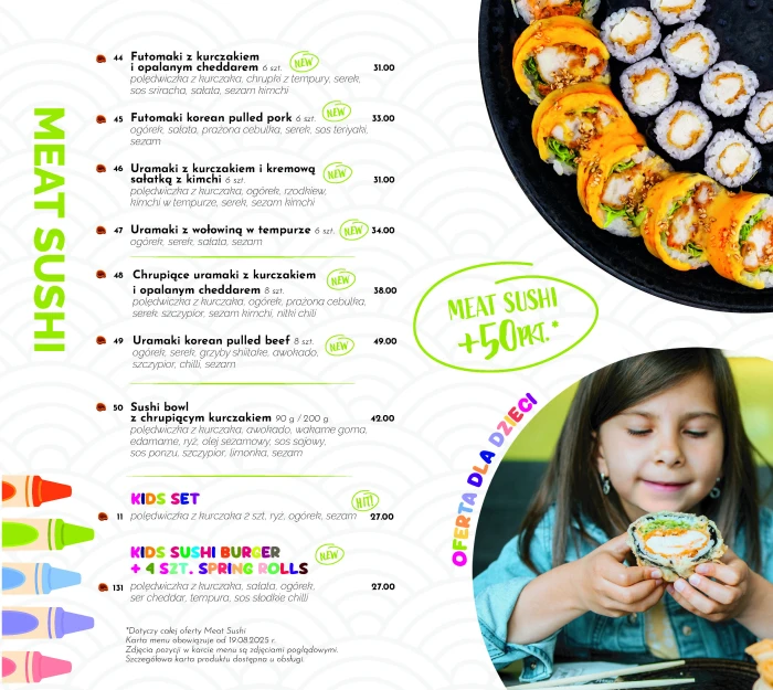 Sushi Poznań - KOKU SUSHI ul. Taczaka 17 - Restauracja